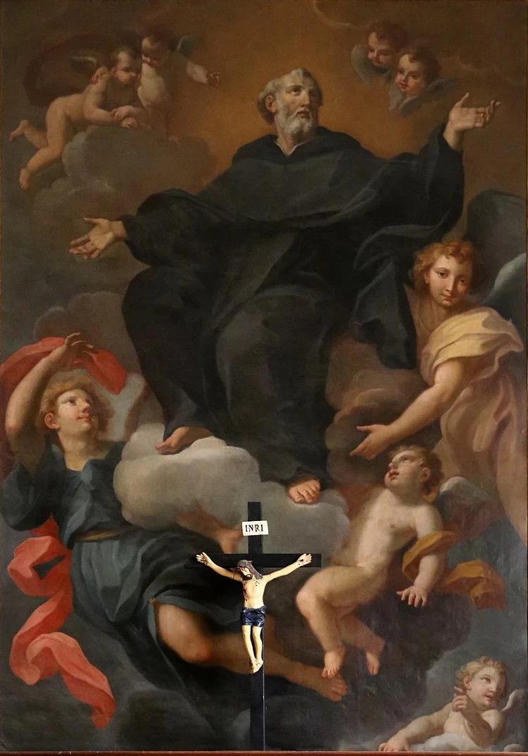 Gloria di san Pellegrino Laziosi - palazzo dei Servi di Maria